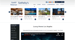 Desktop Screenshot of luxuryhomeslosangeles.com